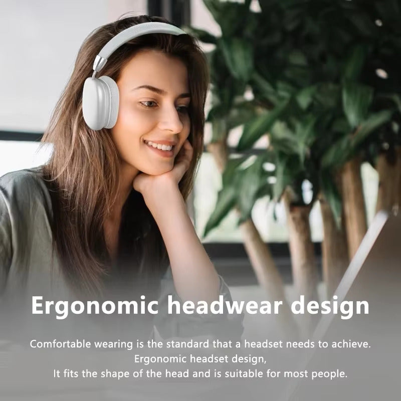 P9 Wireless Bluetooth Headphones with Mic – Noise Cancelling & HiFi Stereo Sound