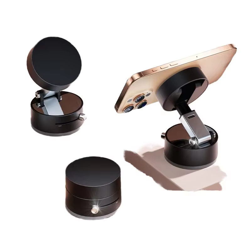 Foldable Vacuum Suction Mobile Holder – Magnetic Car Phone Holder | Universal Phone Accessories by Arzeenstore