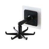 360° Rotating Kitchen Hook – No-Drill Self-Adhesive Kitchen Organizer & Multipurpose Hook 2 PAIRS