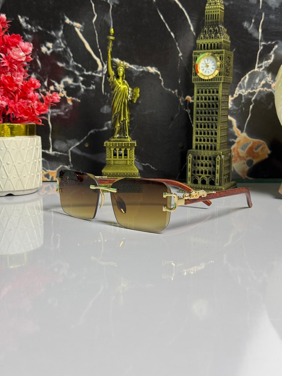 Cartier  Cheeta glasses Ujla Shades article with brand cartier box