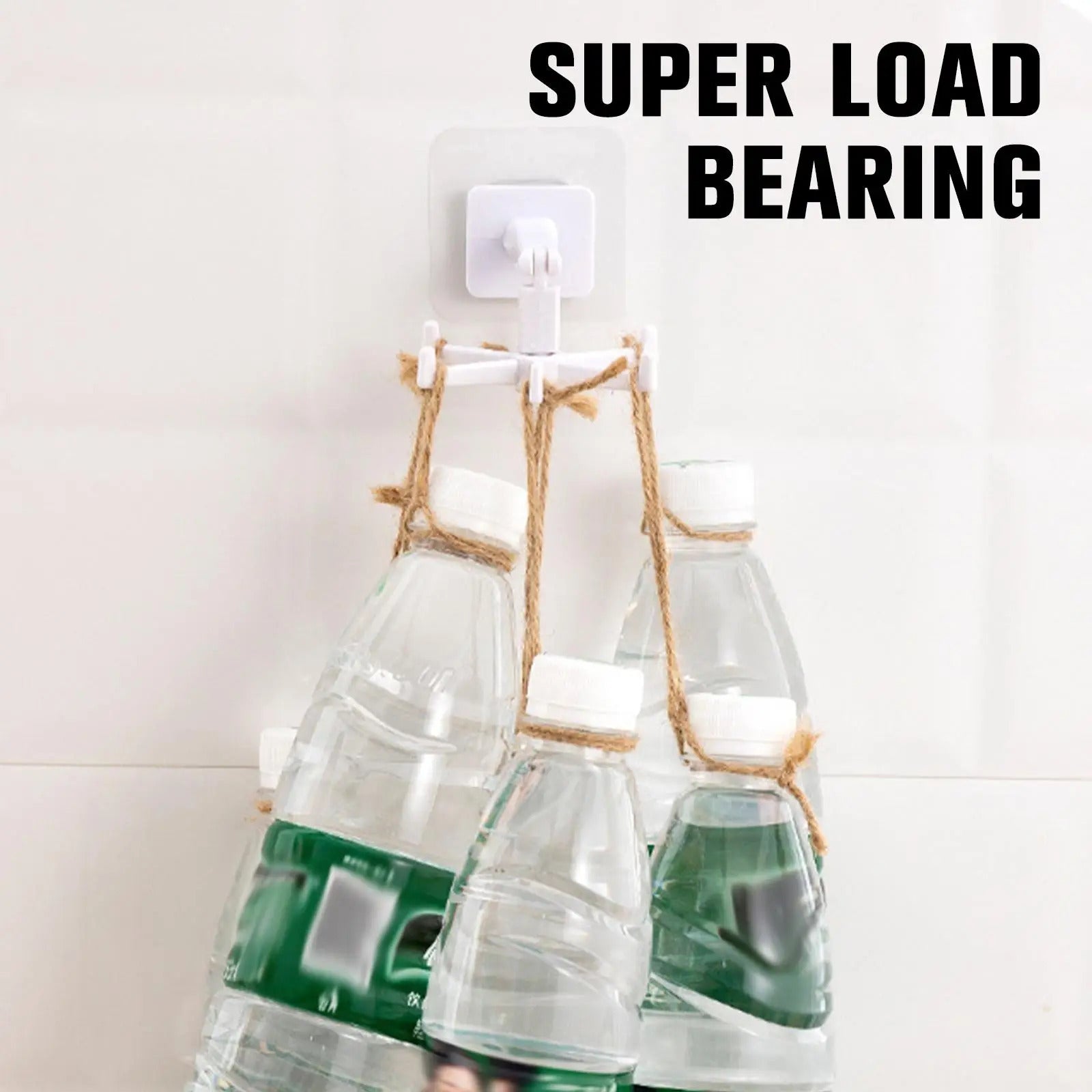 360° Rotating Kitchen Hook – No-Drill Self-Adhesive Kitchen Organizer & Multipurpose Hook 2 PAIRS
